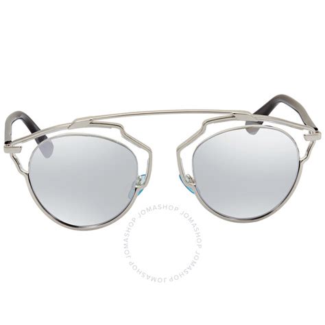 Dior Sup Silver Mirror Pilot Ladies Sunglasses DIORSOREAL 